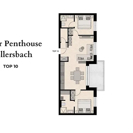 Center Penthouse Hollersbach 10 By Alpina-holiday Apartment